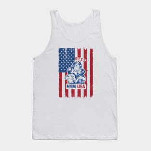 Best MOM USA Mothers Day Tank Top